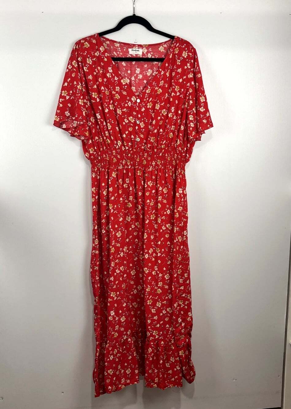 Kindred Prairie Floral Homestead Red Dress Women’s Size 3X
